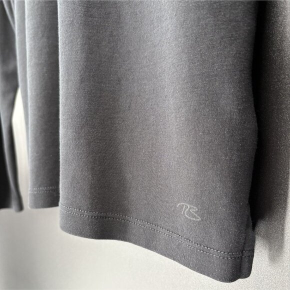 Robert Barakett Black Long Sleeve Polo Shirt - Picture 4 of 9